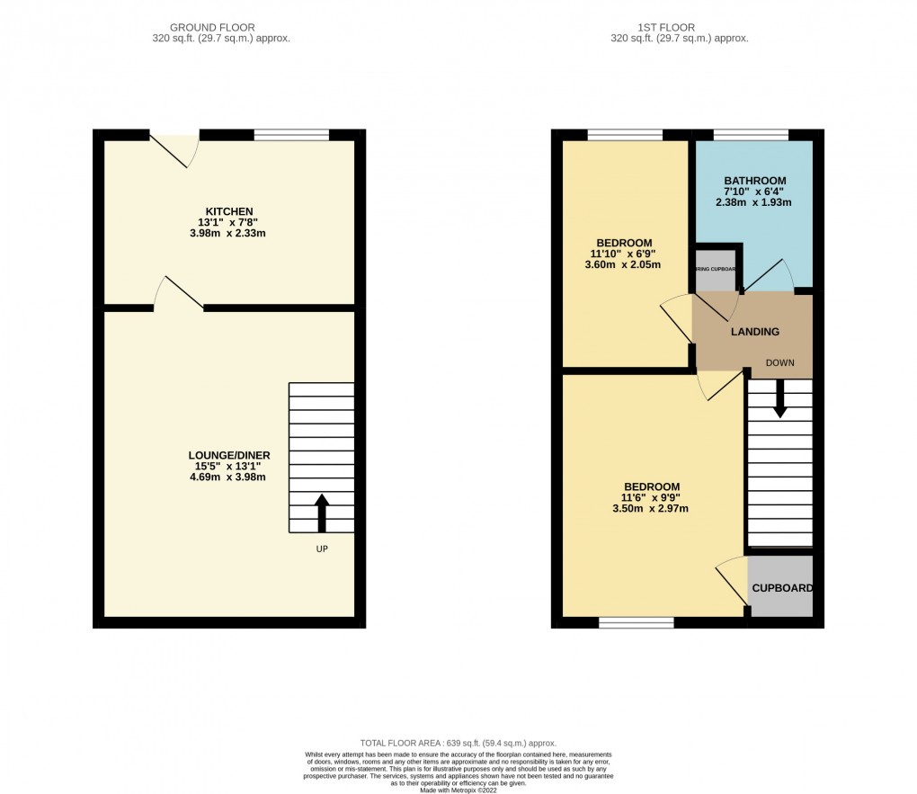 Floorplan for Garlondes, East Harling, Norwich, Norfolk, NR16 2NR