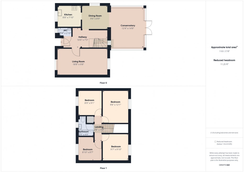 Floorplan for Rectory Gardens, Hingham, Norwich, NR9 4RG