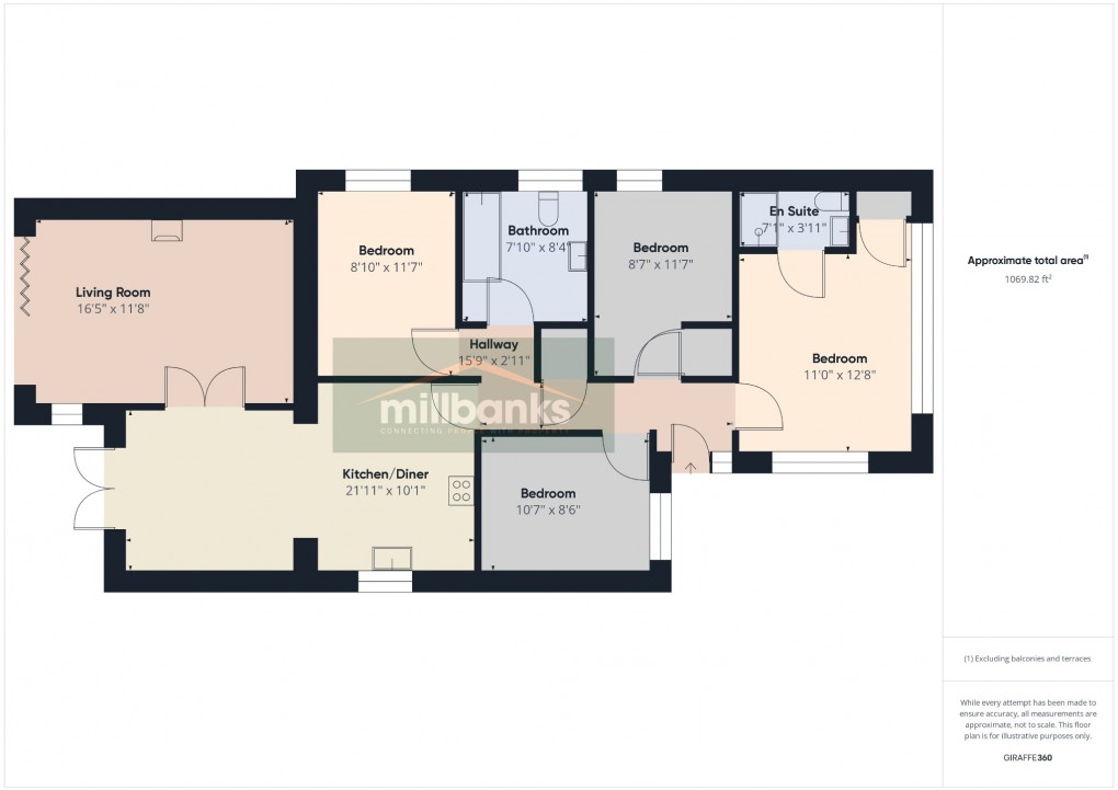 Floorplan for Fairfield Drive, Attleborough, Norfolk, NR17 2HE