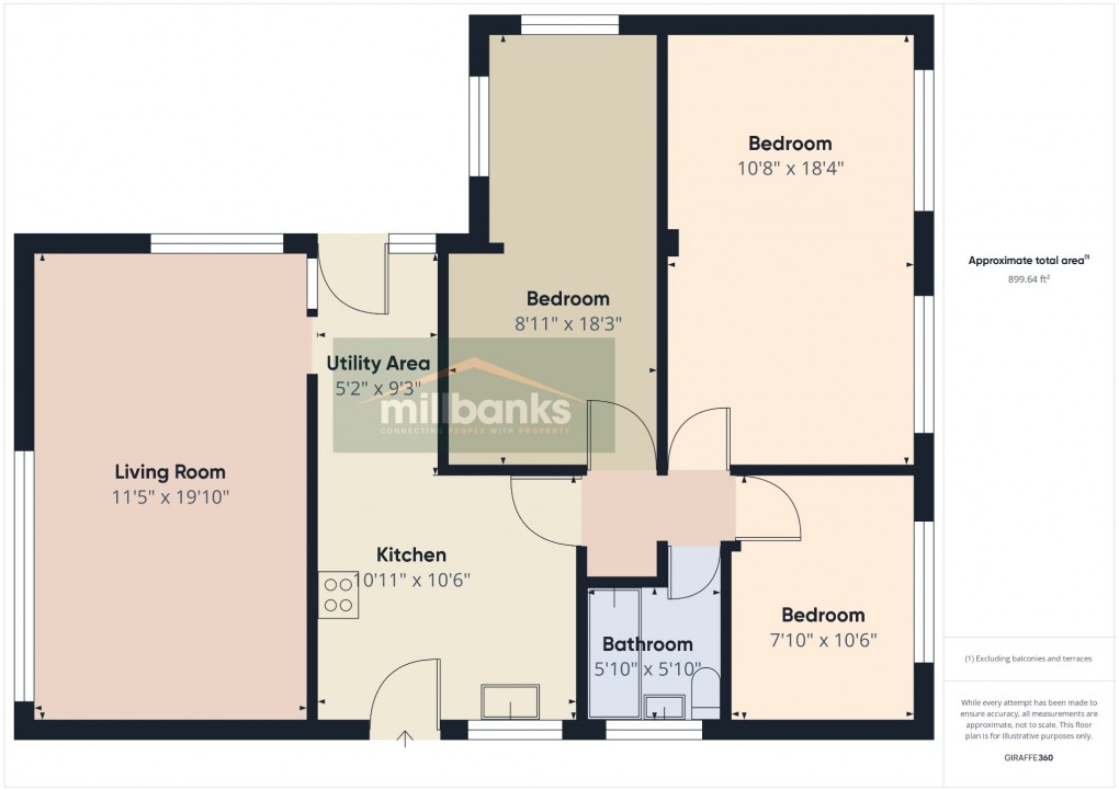 Floorplan for Arlington Gardens, Attleborough, Norfolk, NR17 2ND