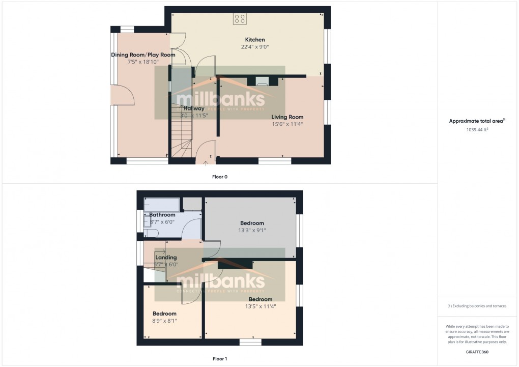 Floorplan for Cyprus Road, Attleborough, NR17 2EF