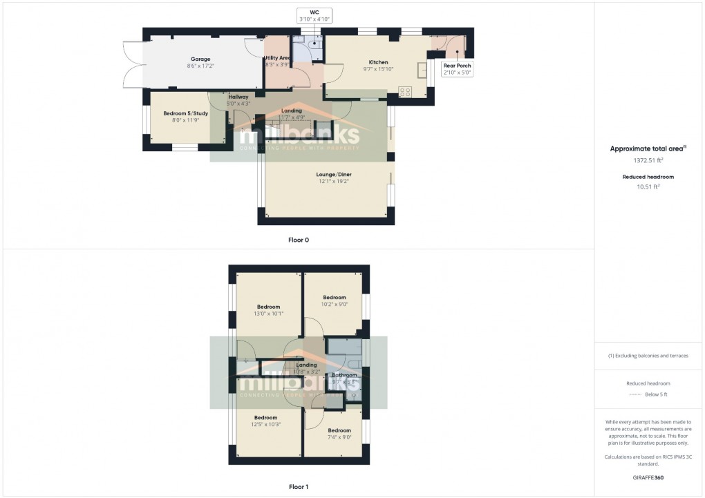 Floorplan for Besthorpe Road, Attleborough, Norfolk, NR17 2AN