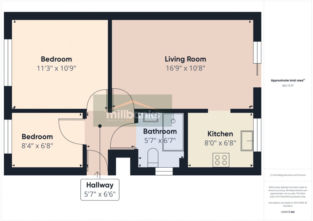 Floorplan for High View Drive, Attleborough, Norfolk, NR17 1EZ