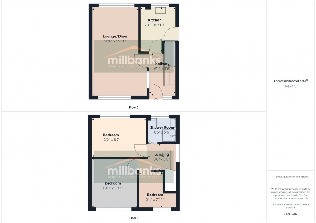 Floorplan for Thieves Lane, Attleborough, Norfolk, NR17 2NB