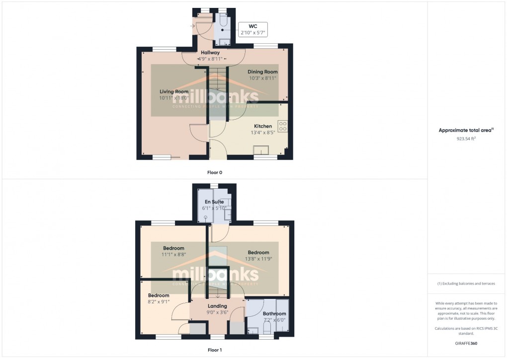 Floorplan for Bryony Way, Attleborough, Norfolk, NR17 1QL