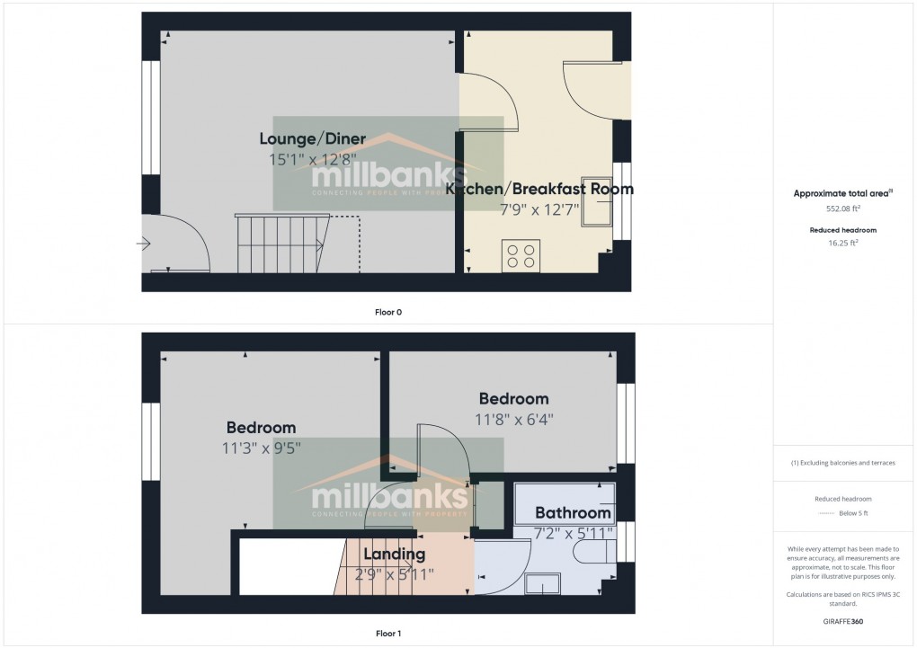 Floorplan for Garlondes, East Harling, Norwich, Norfolk, NR16 2NR