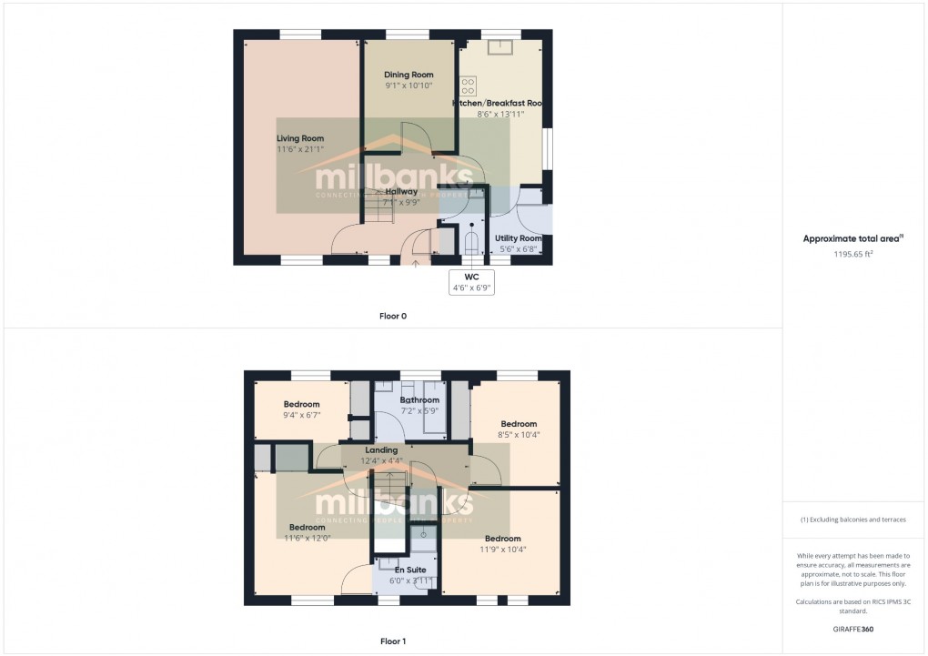 Floorplan for St. Marys Drive, Eccles, Norwich, Norfolk, NR16 2TA