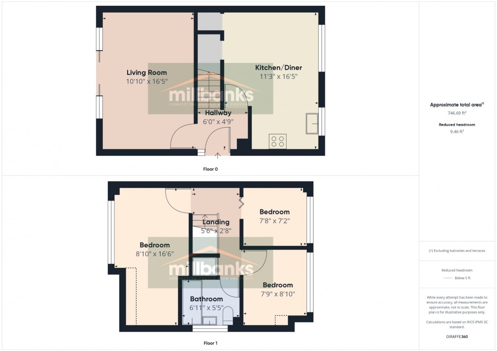 Floorplan for Church Close, Roydon, Diss, Norfolk, IP22 5RQ