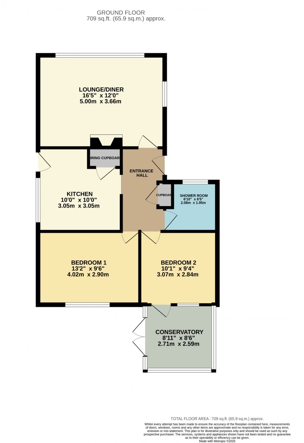 Floorplan for Kerridges, East Harling, Norwich, Norfolk, NR16 2QA