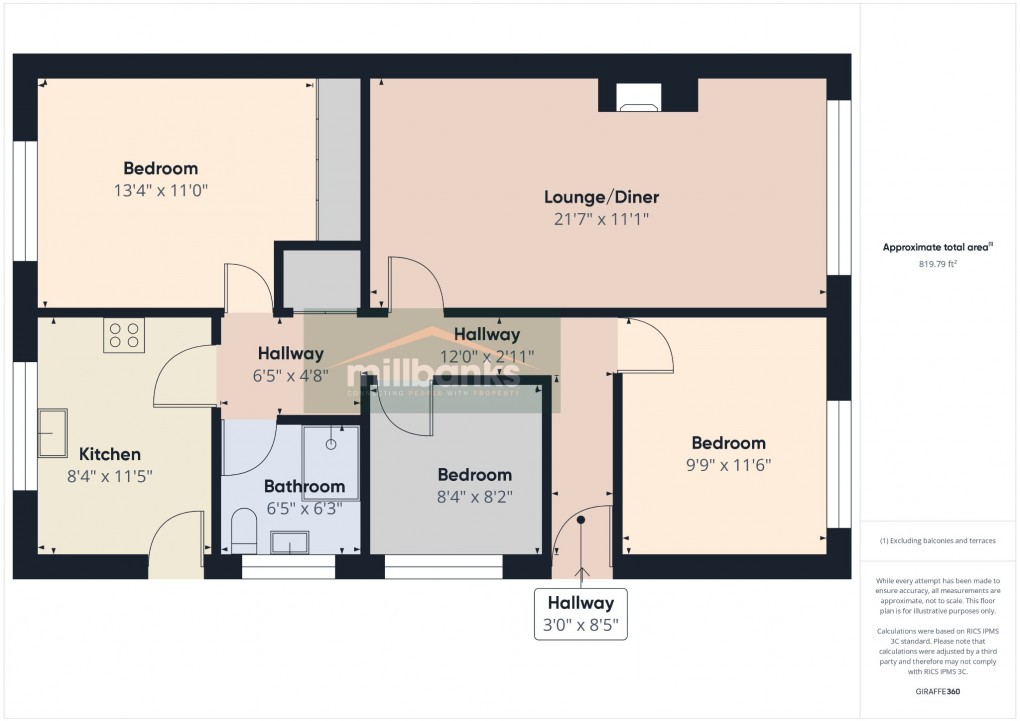 Floorplan for Croft Green, Attleborough, Norfolk, NR17 2JS