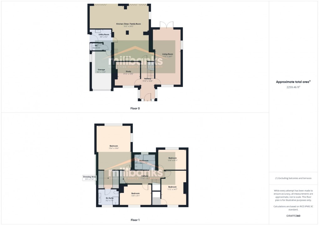 Floorplan for London Road, Attleborough, Norfolk, NR17 2DW