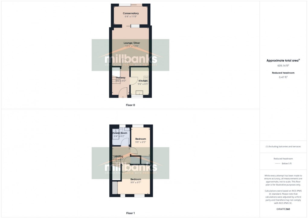 Floorplan for Worcester Way, Attleborough, Norfolk, NR17 1QU