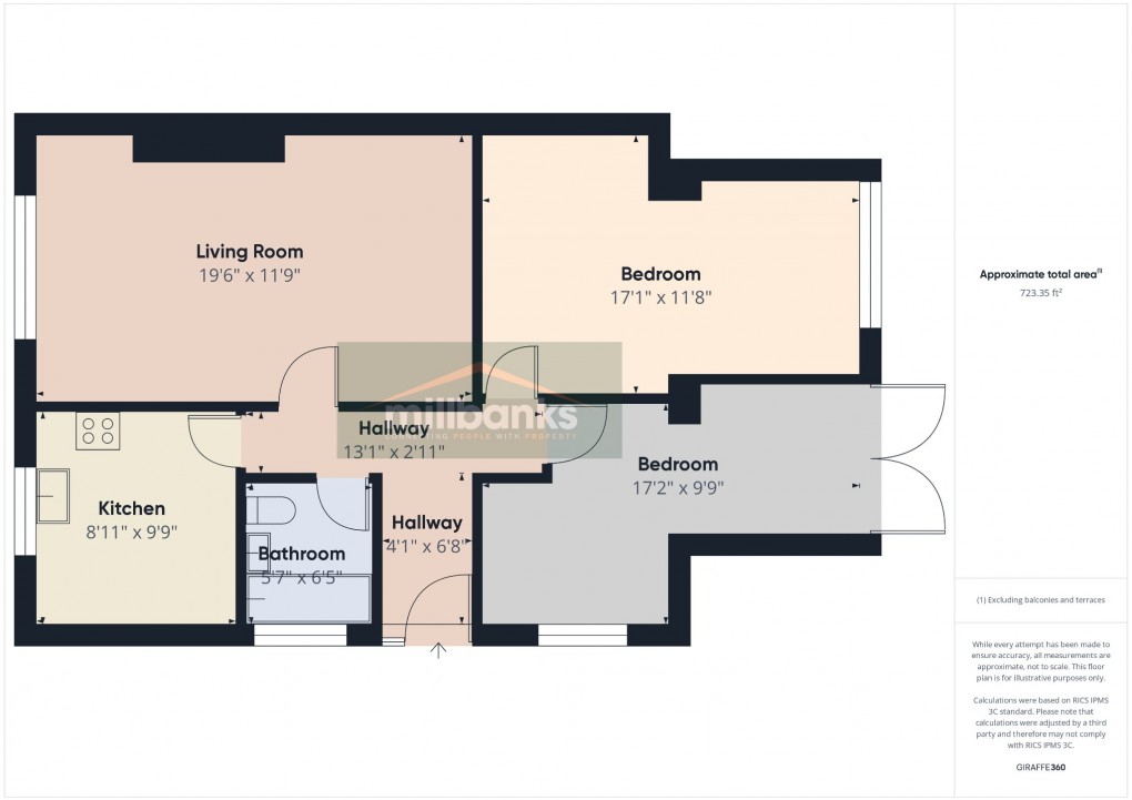 Floorplan for Dorset Close, Attleborough, Norfolk, NR17 2HW